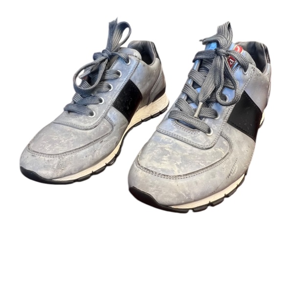 Prada Fully Reflective Sneakers mens 7.5 - Picture 5 of 13